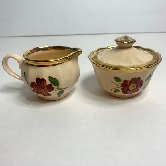 Vintage Wade miniature creamer and sugar dish set. Wade Made in England - Picture 4 of 12